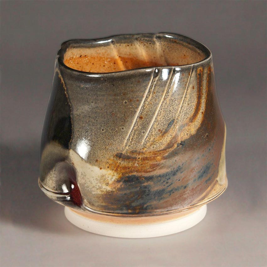 Shino Tea Cup 01 | Clay - Porcelain by Brian Somers