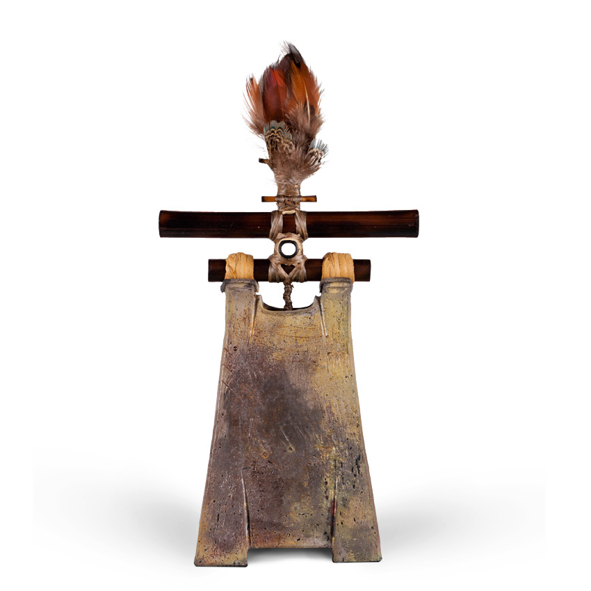 Seed Box - s02-01 | Clay - Raku by Brian Somers
