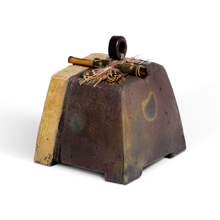 Raku Jewerly Box - s01-01 | Clay - Raku by Brian Somers