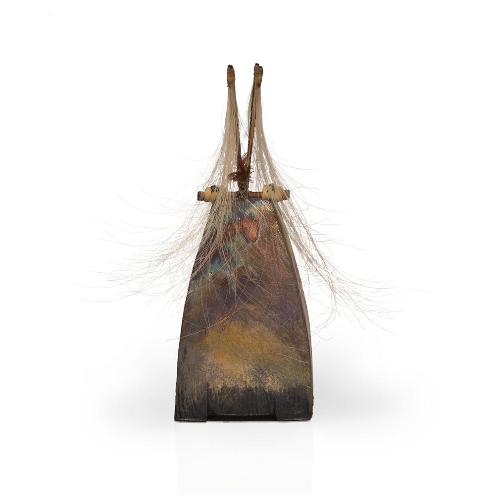 Seed Box -Pony Tail by Brian Somers Mixed Media Clay