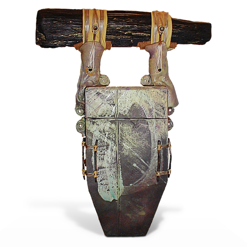 Solstice Box - s02-01 | Clay - Raku by Brian Somers